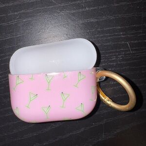 Pink Martini Print AirPods Case 3rd generation with Gold Ring
